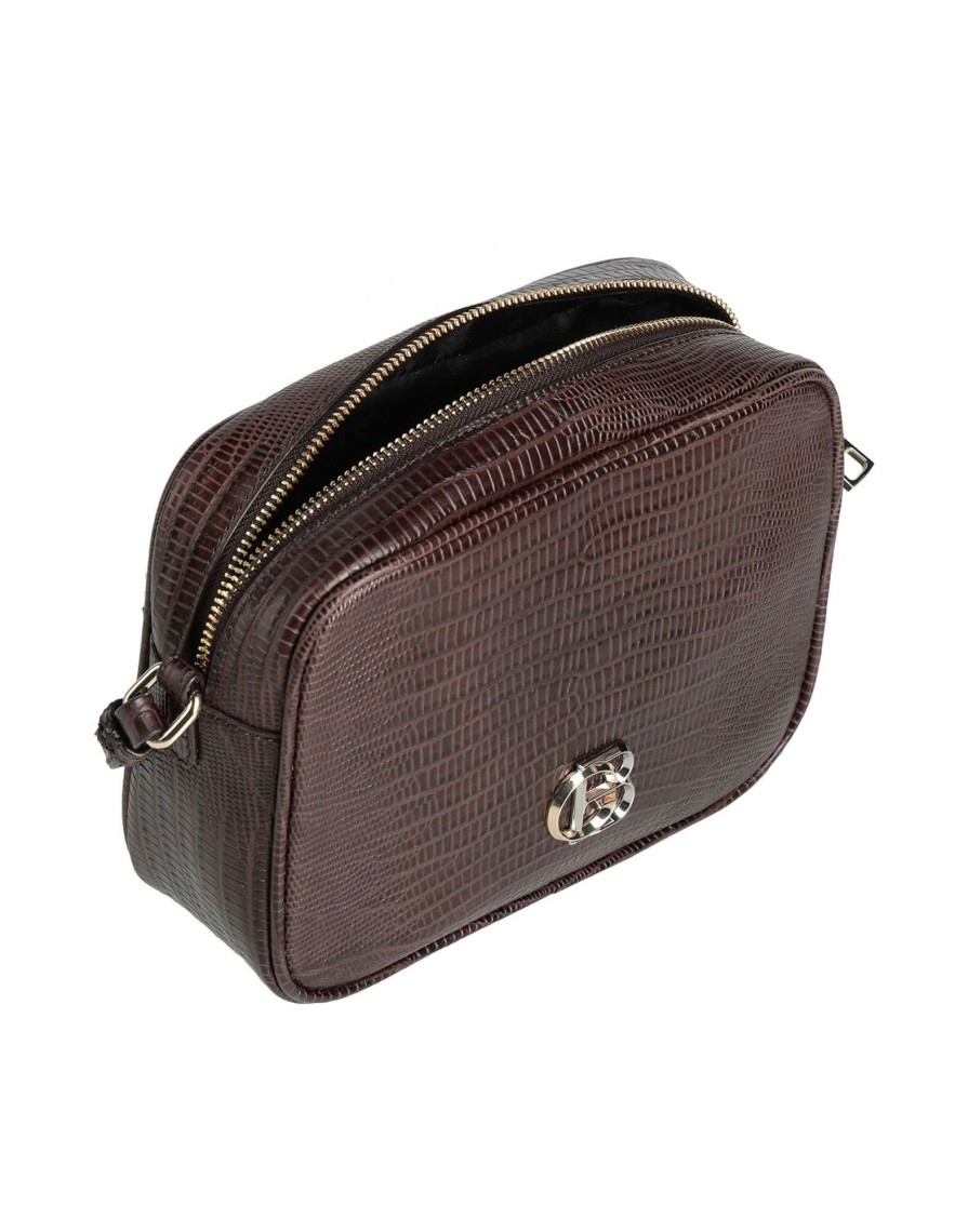 Handbags * | Baldinini Cross-Body Bags For Women Dark Brown