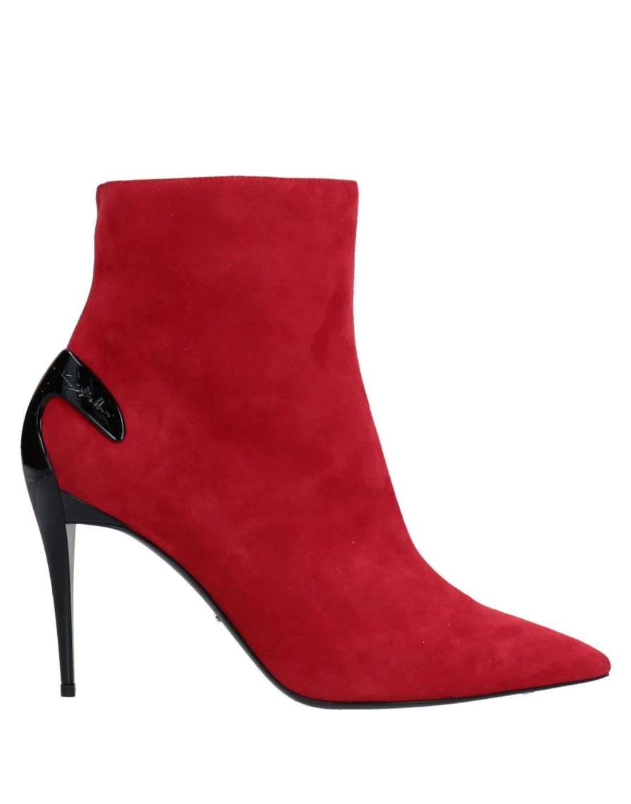 Footwear * | Baldinini Ankle Boot For Women Red