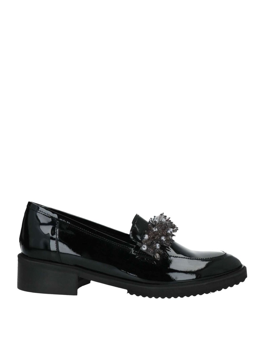 Footwear * | Baldinini Loafers For Women Black