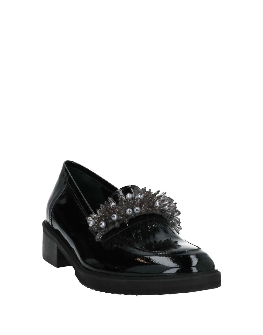 Footwear * | Baldinini Loafers For Women Black