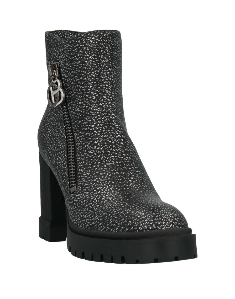 Footwear * | Baldinini Ankle Boot For Women Black