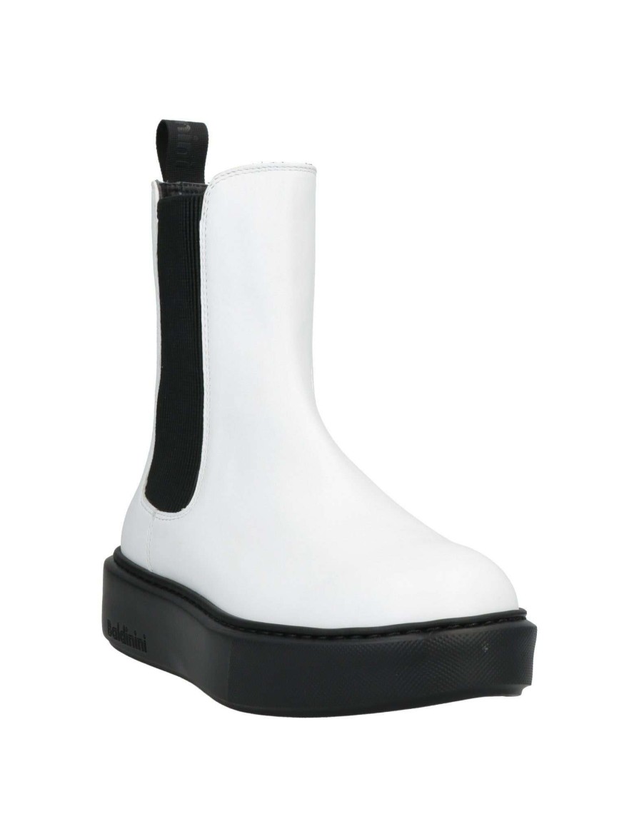 Footwear * | Baldinini Ankle Boot For Women White