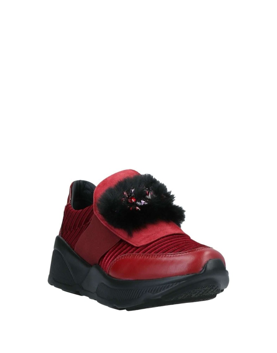 Footwear * | Baldinini Sneakers For Women Maroon