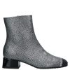 Footwear * | Baldinini Ankle Boot For Women Silver