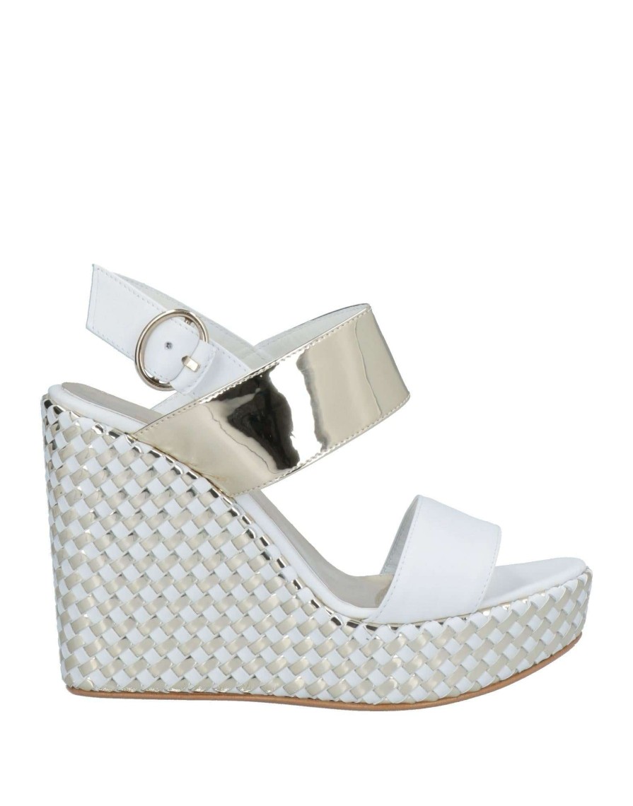 Footwear * | Baldinini Sandals For Women White