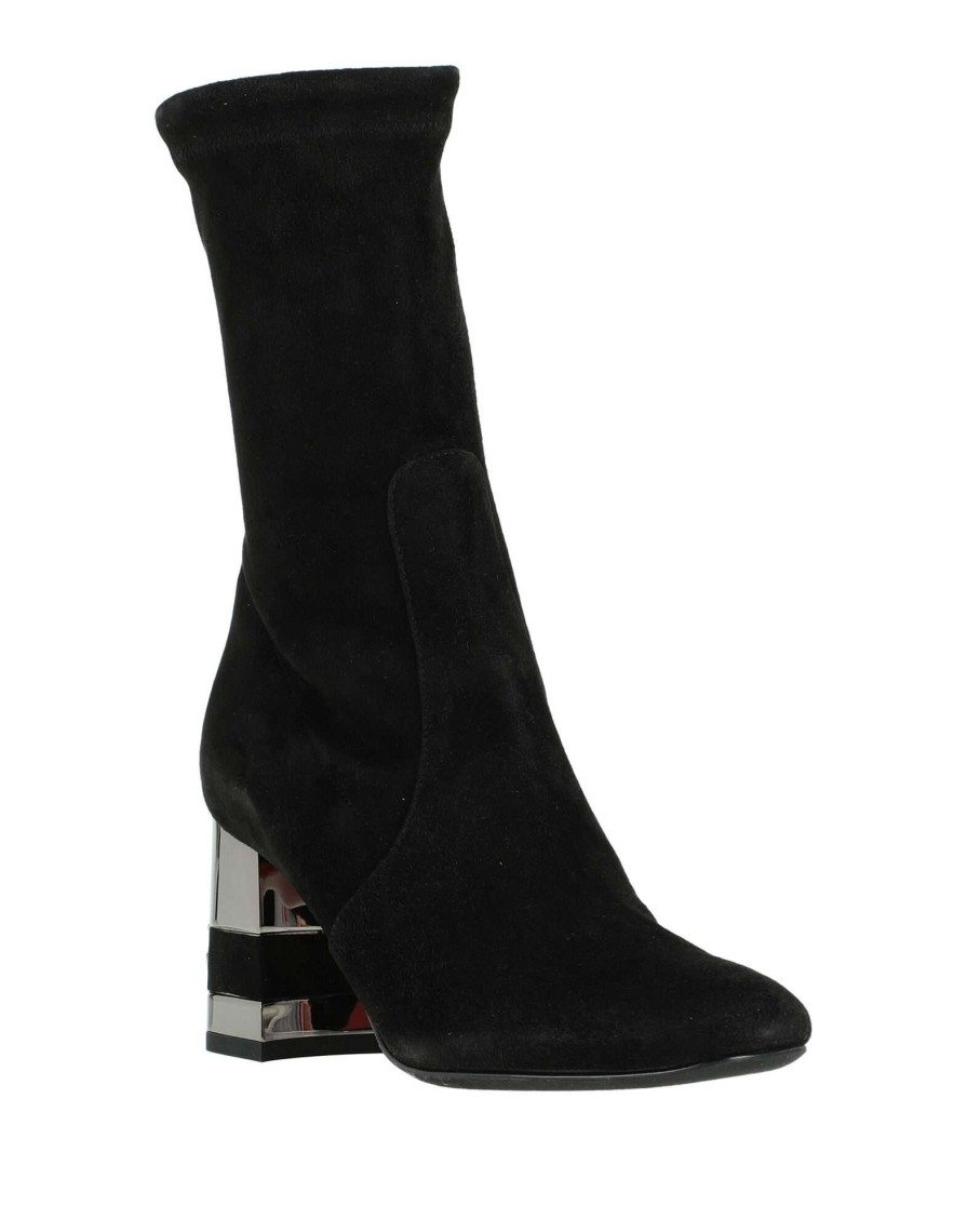 Footwear * | Baldinini Ankle Boot For Women Black