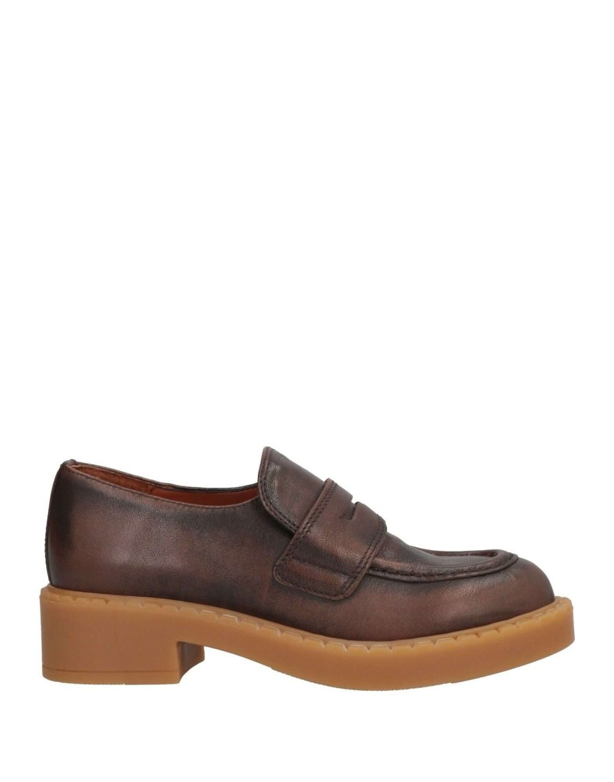 Footwear * | Baldinini Loafers For Women Brown