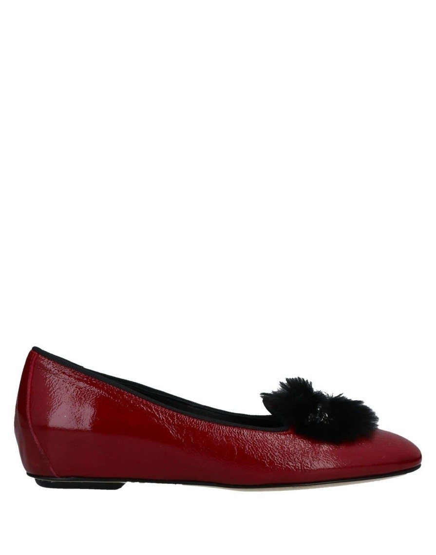 Footwear * | Baldinini Ballet Flats For Women Maroon