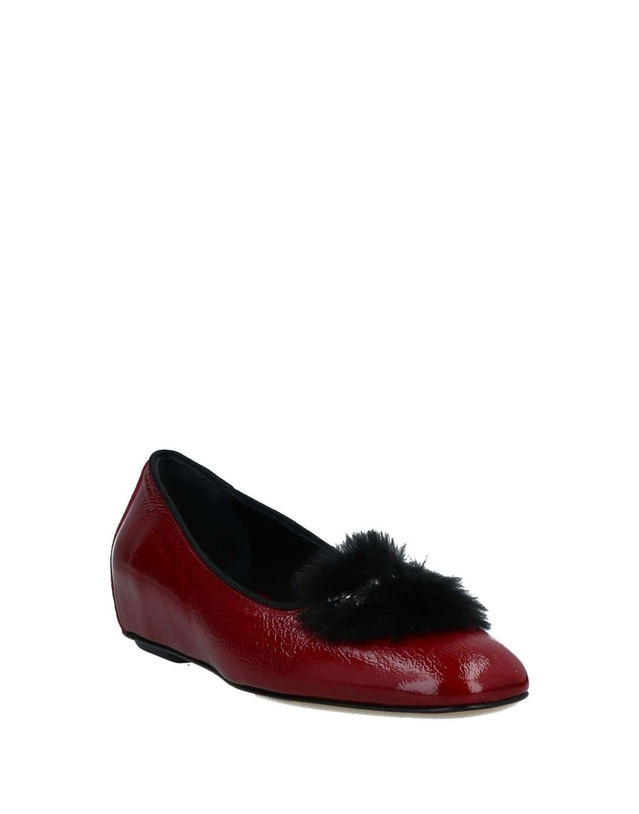 Footwear * | Baldinini Ballet Flats For Women Maroon