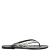 Footwear * | Baldinini Flip Flops For Women Black