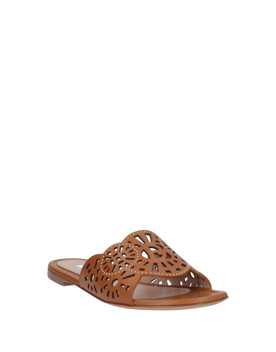 Footwear * | Baldinini Sandals For Women Tan