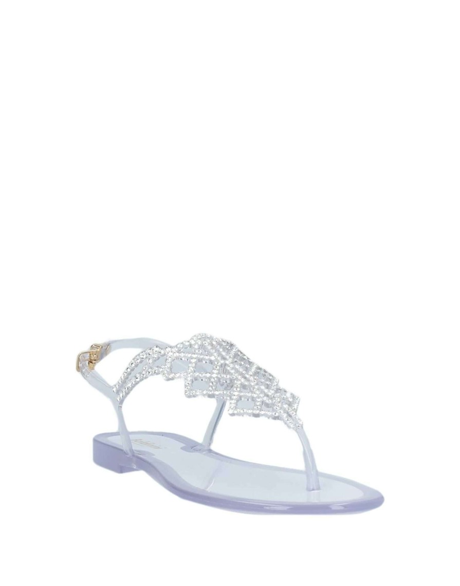 Footwear * | Baldinini Flip Flops For Women Transparent