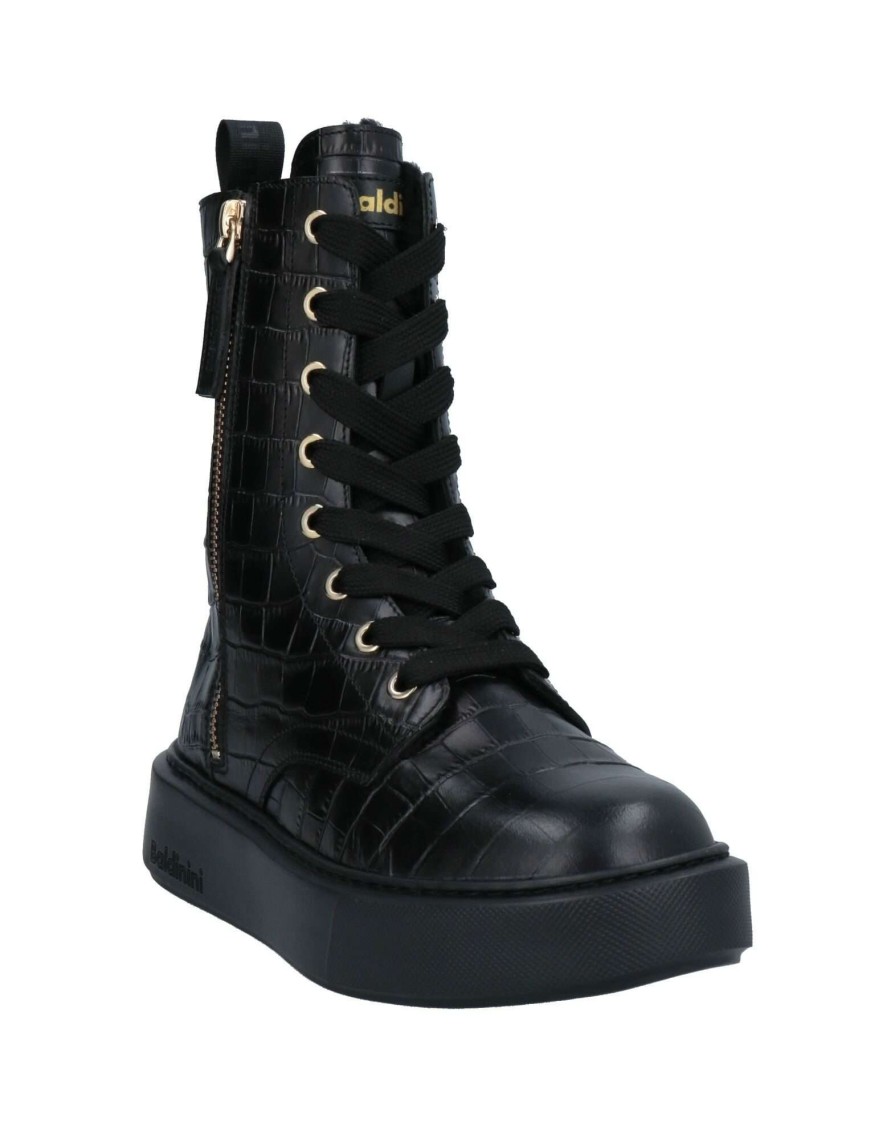 Footwear * | Baldinini Ankle Boot For Women Black