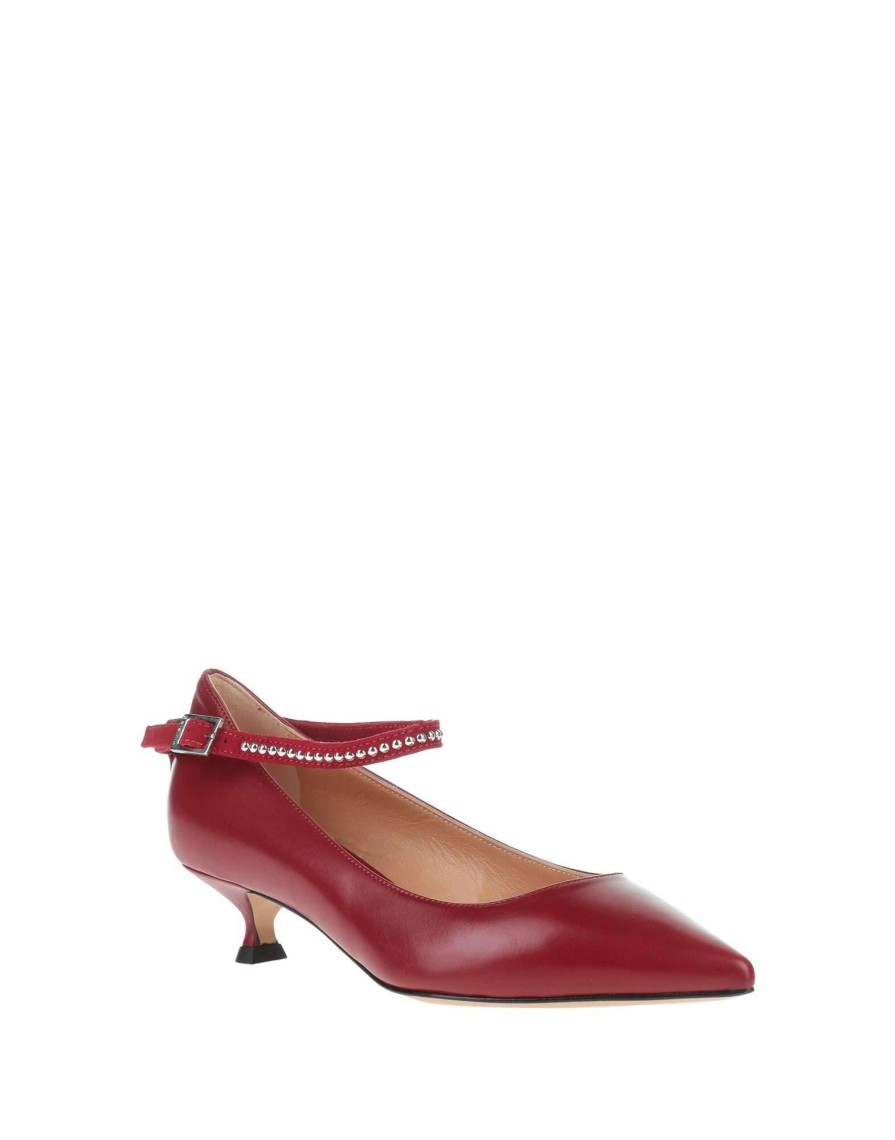 Footwear * | Baldinini Pump For Women Brick Red