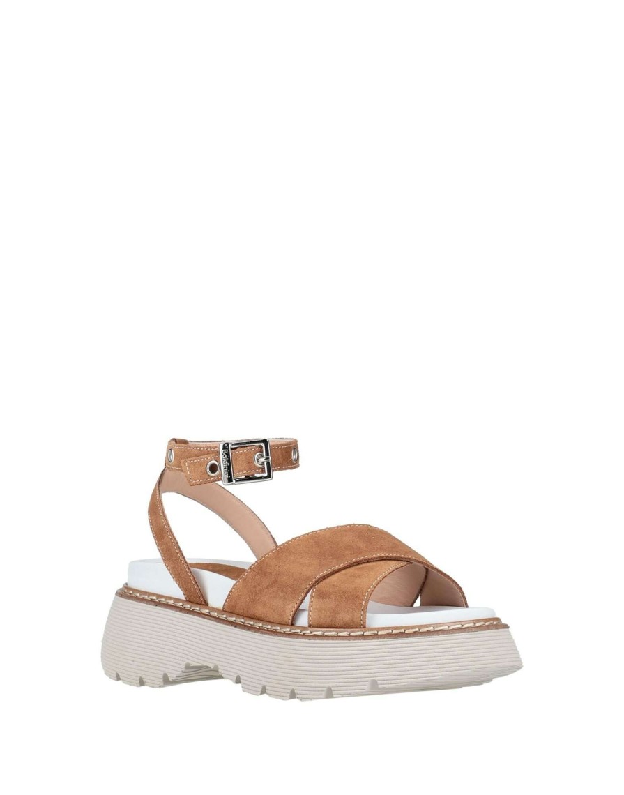 Footwear * | Baldinini Sandals For Women Tan