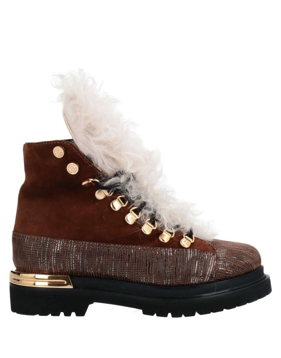 Footwear * | Baldinini Ankle Boot For Women Brown