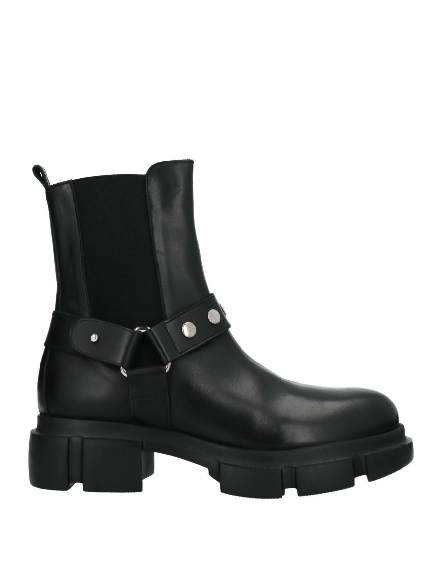 Footwear * | Baldinini Ankle Boot For Women Black