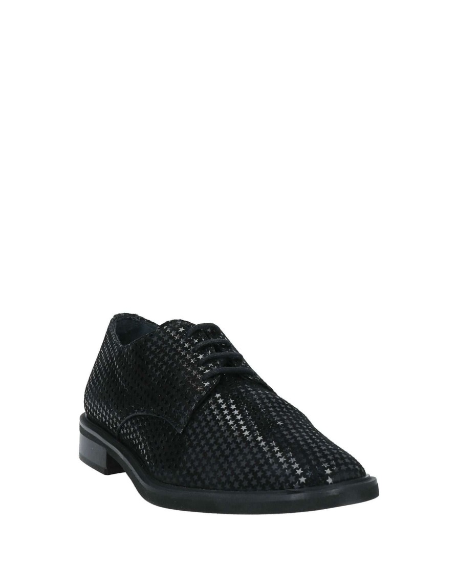 Footwear * | Baldinini Laced Shoes For Women Black