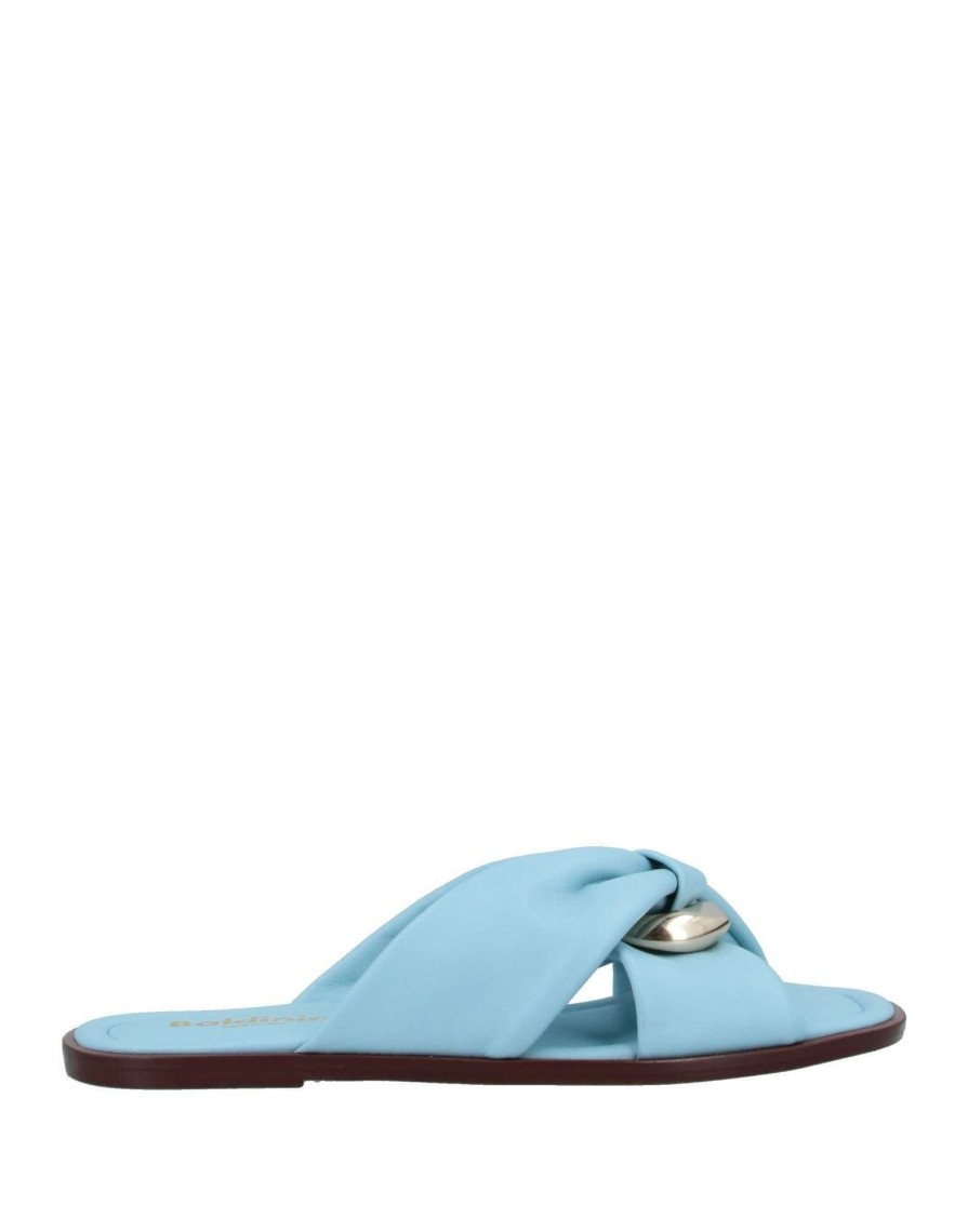 Footwear * | Baldinini Sandals For Women Sky Blue