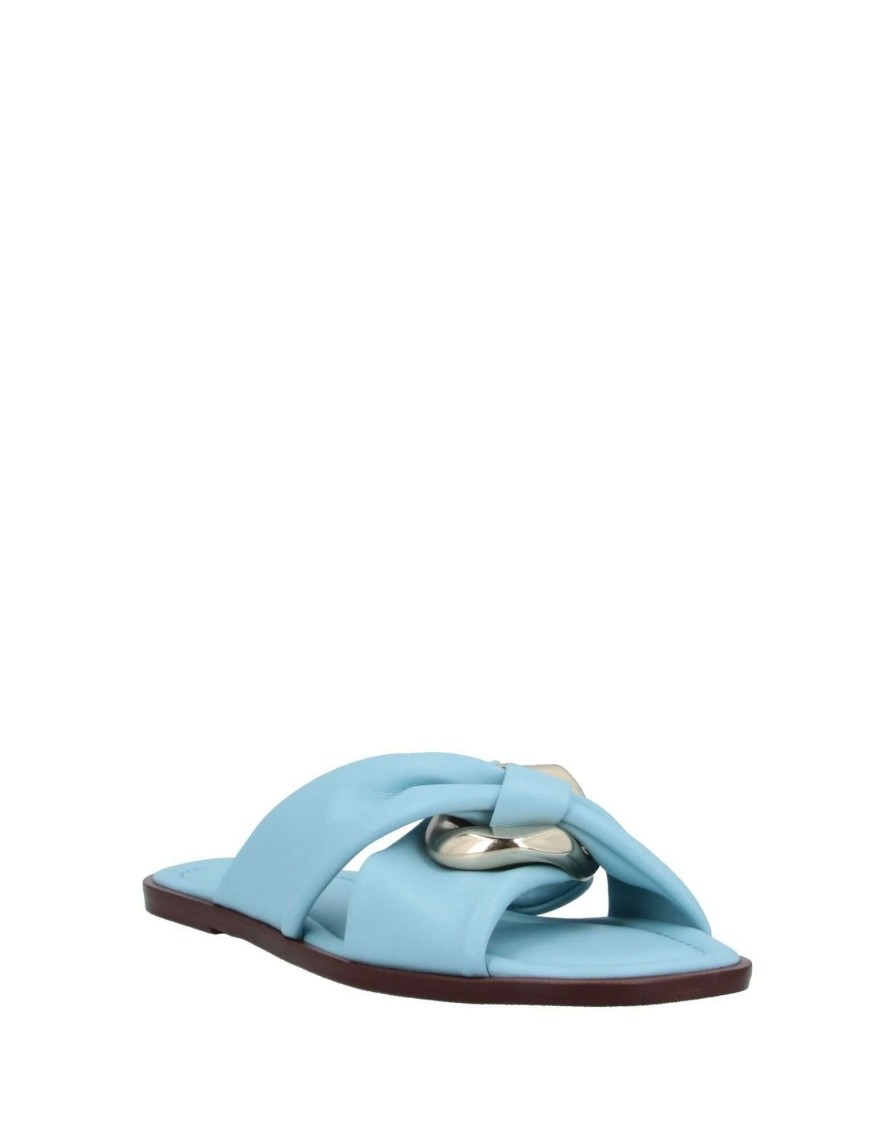 Footwear * | Baldinini Sandals For Women Sky Blue