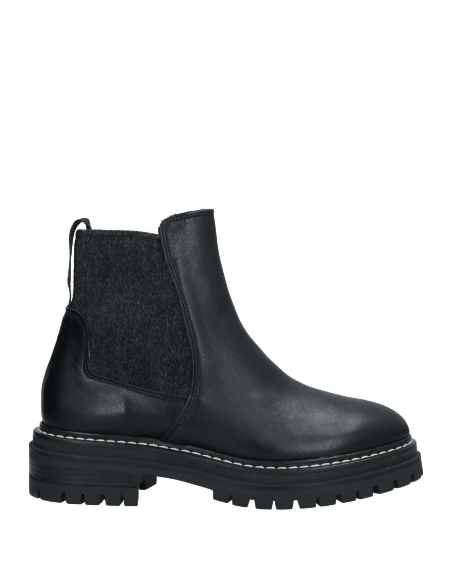 Footwear * | Baldinini Ankle Boot For Women Black