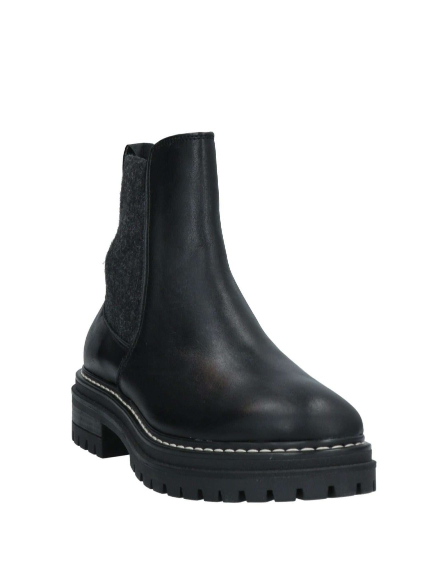 Footwear * | Baldinini Ankle Boot For Women Black