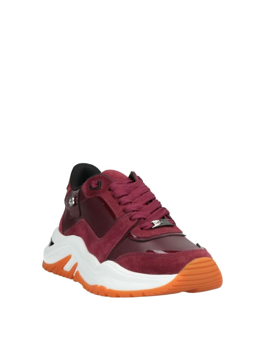 Footwear * | Baldinini Sneakers For Women Maroon