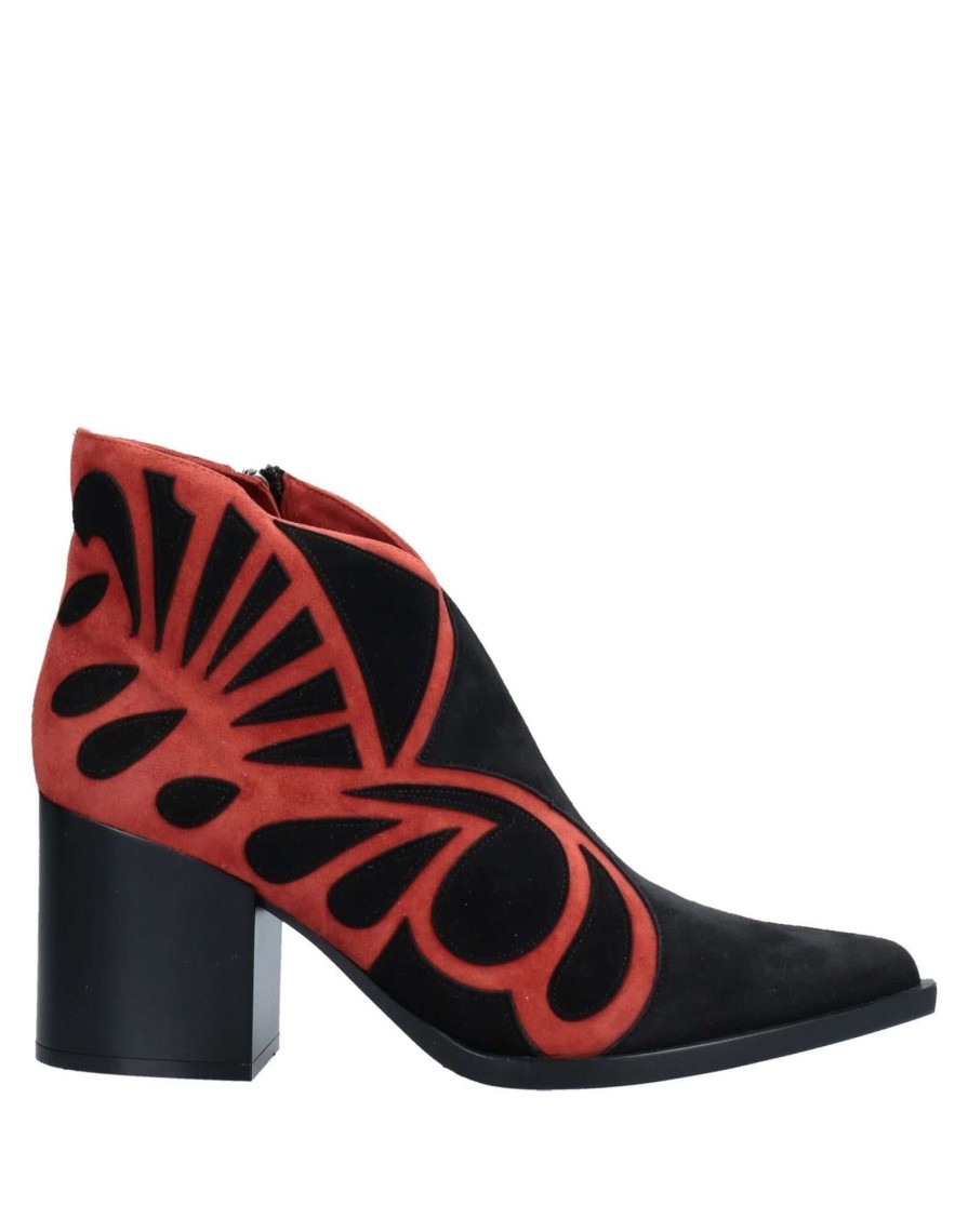 Footwear * | Baldinini Ankle Boot For Women Brick Red