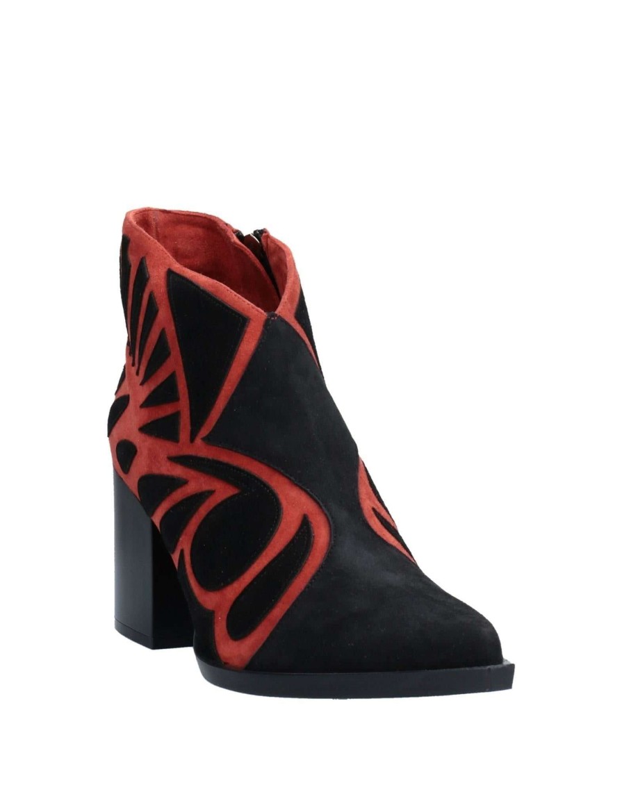 Footwear * | Baldinini Ankle Boot For Women Brick Red