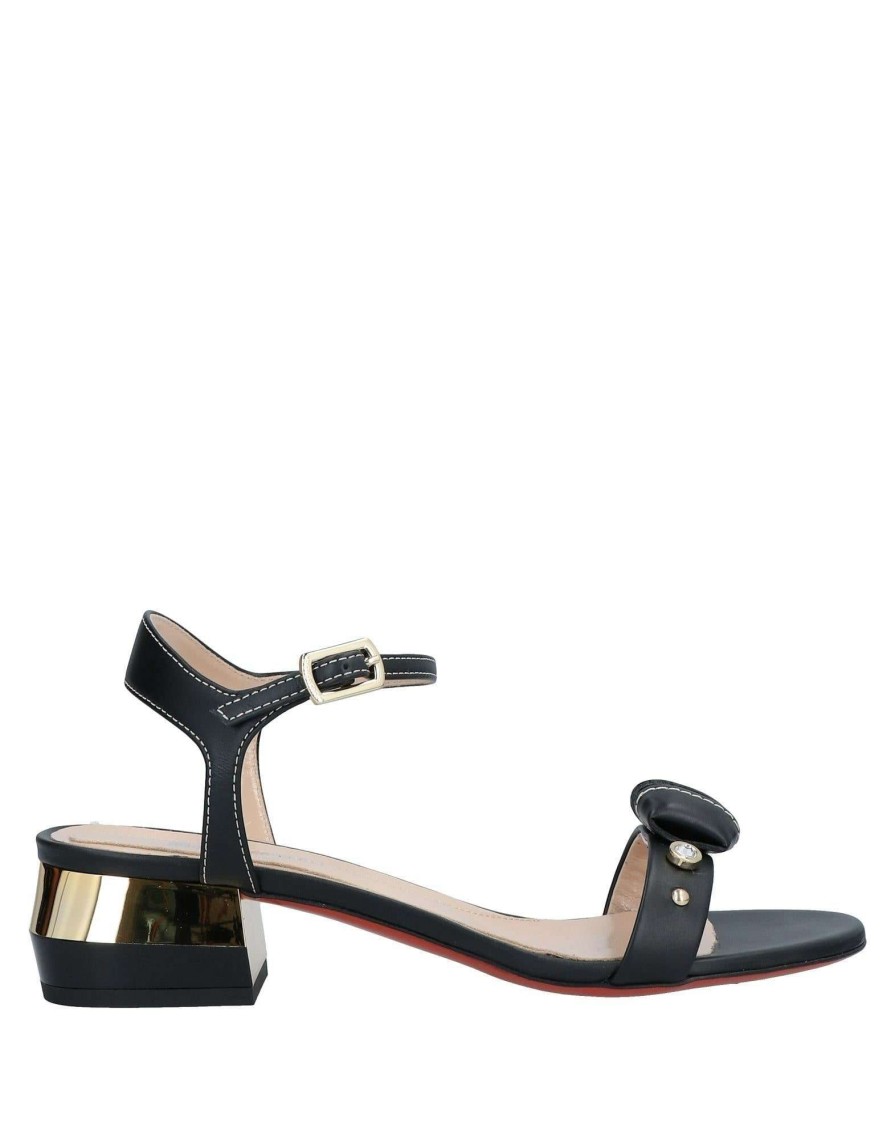 Footwear * | Baldinini Sandals For Women Black