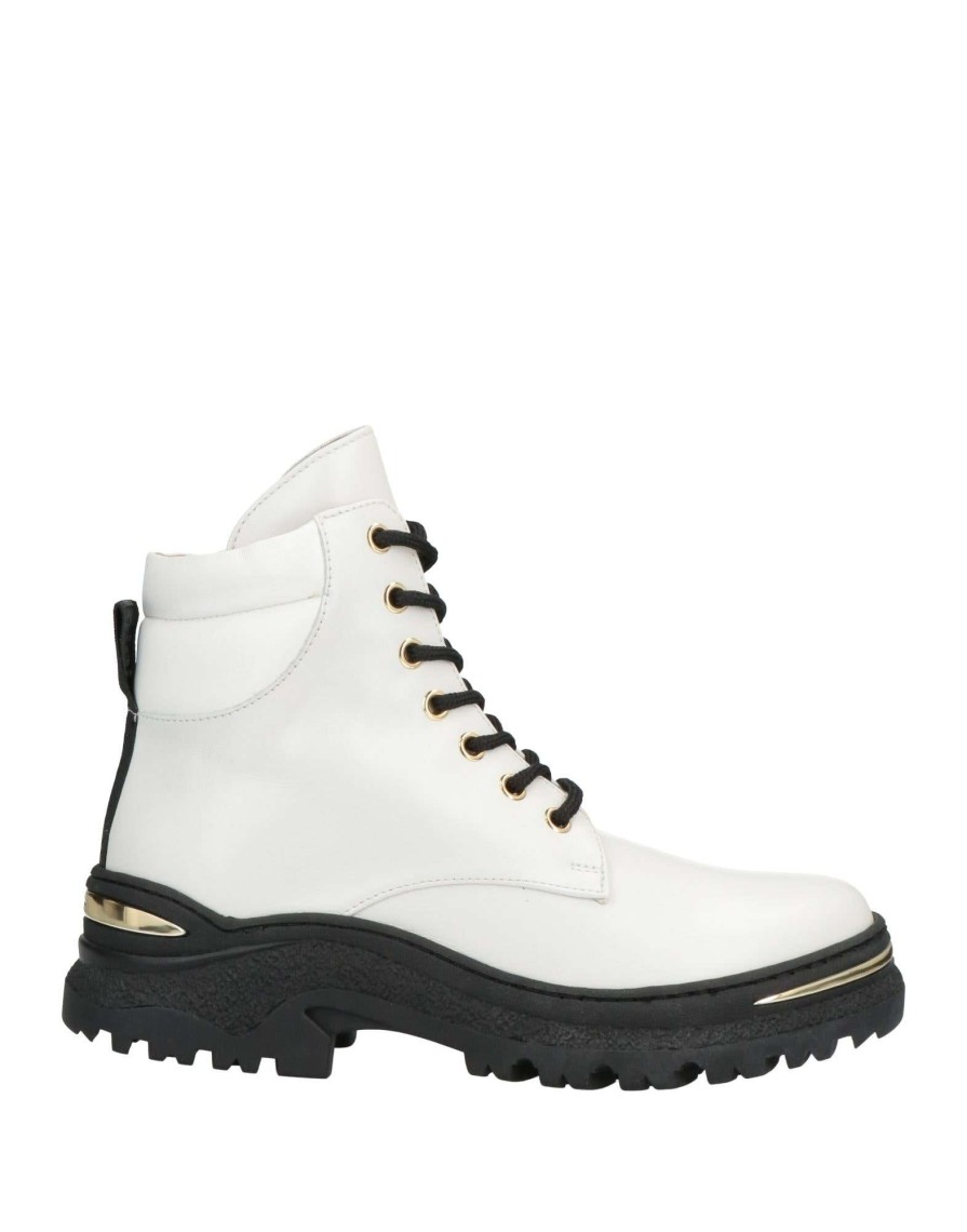 Footwear * | Baldinini Ankle Boot For Women White