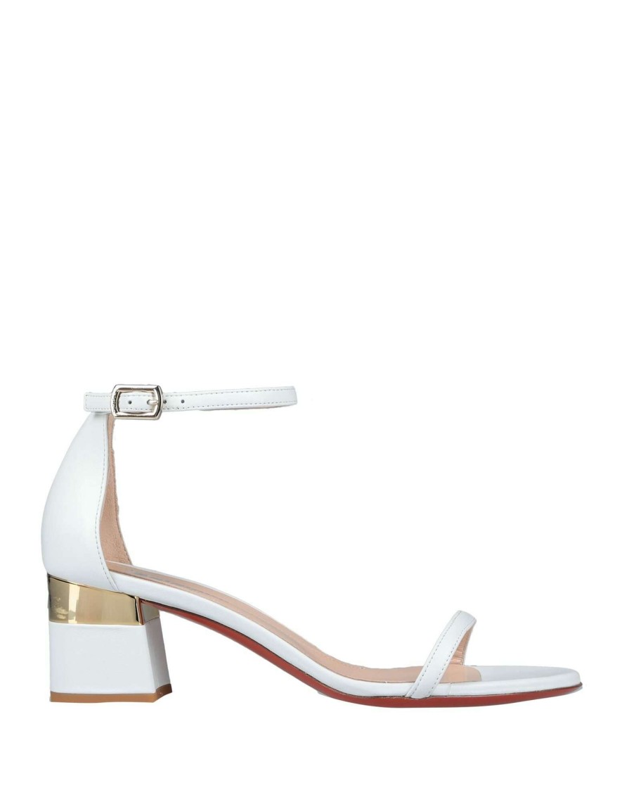 Footwear * | Baldinini Sandals For Women White