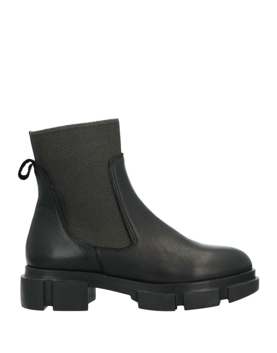 Footwear * | Baldinini Ankle Boot For Women Black