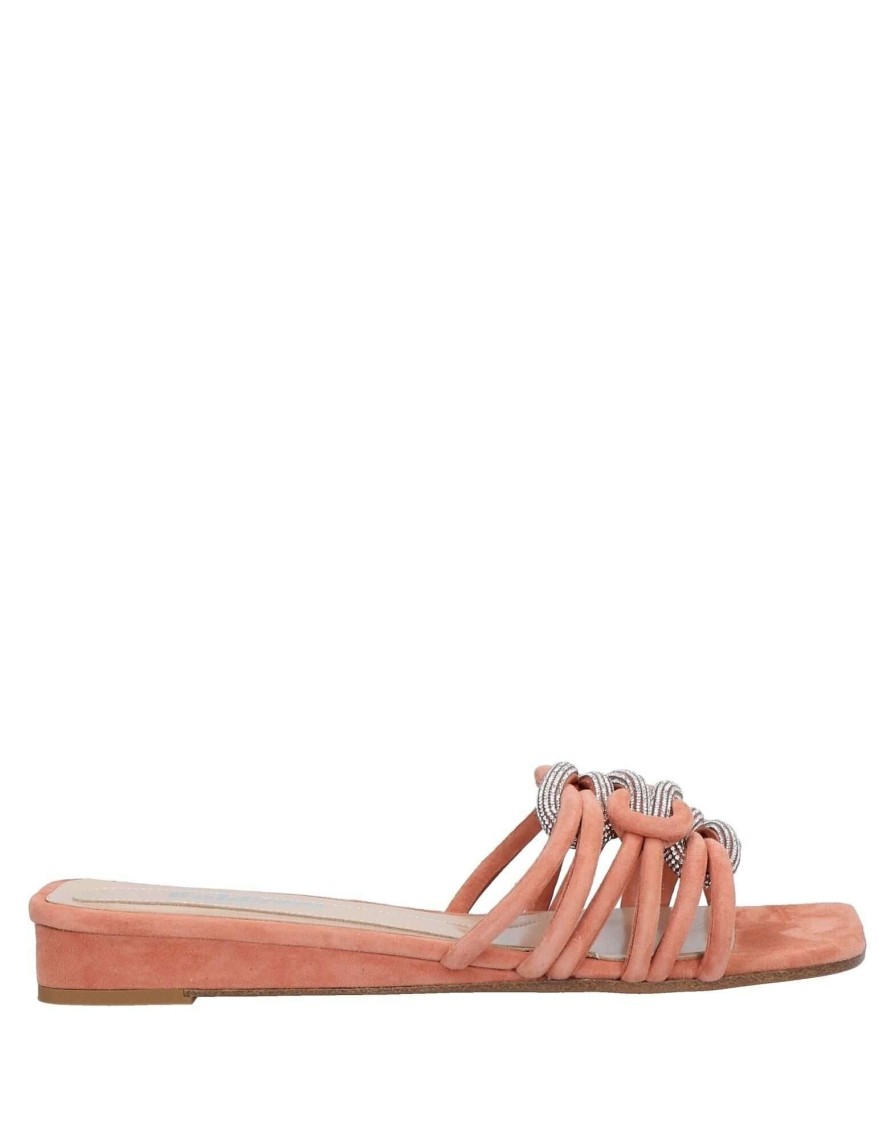 Footwear * | Baldinini Sandals For Women Salmon Pink