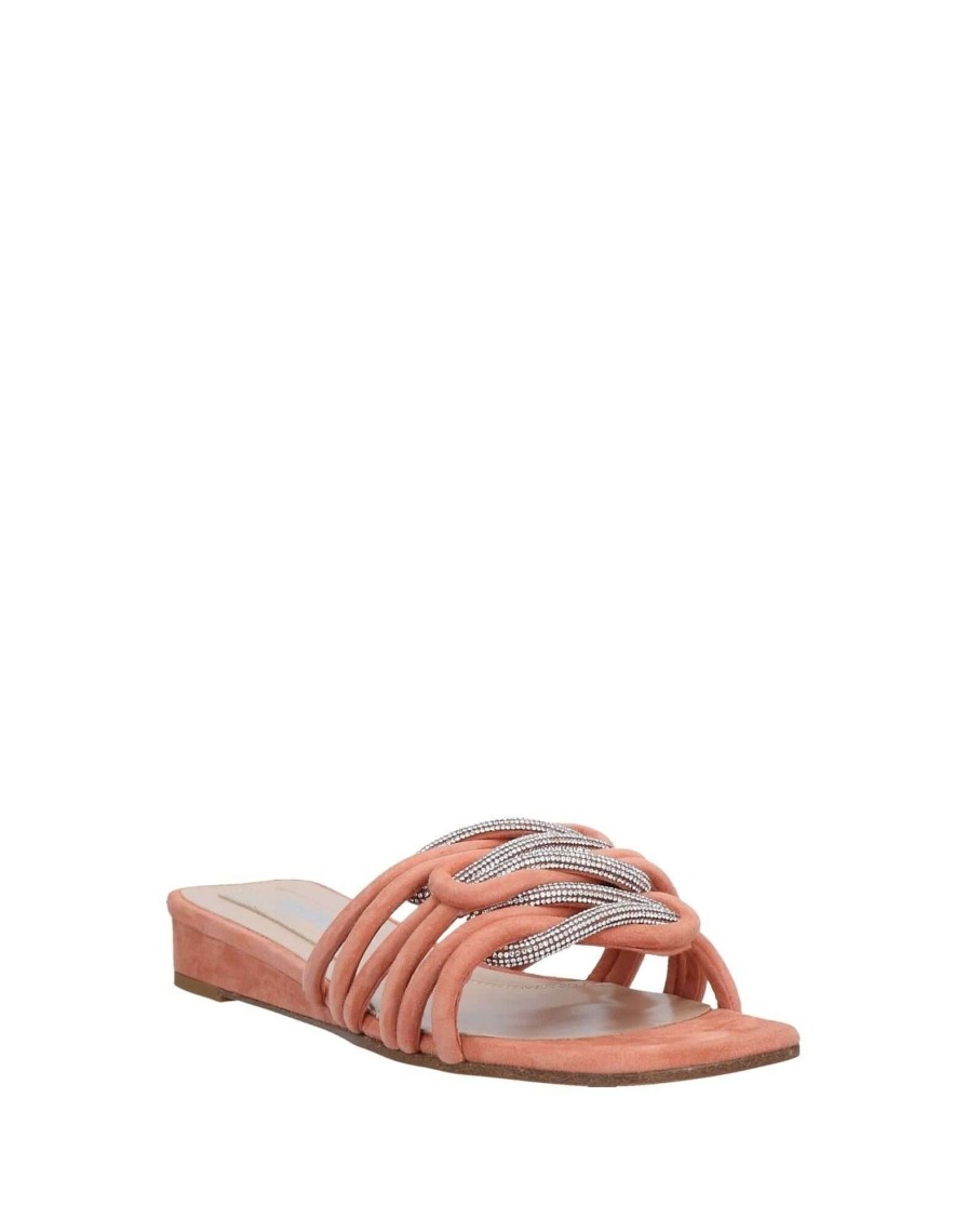 Footwear * | Baldinini Sandals For Women Salmon Pink