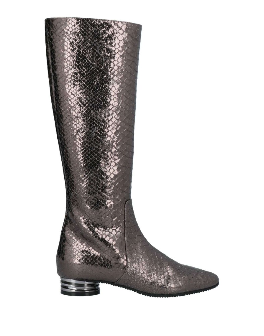 Footwear * | Baldinini Boots For Women Silver