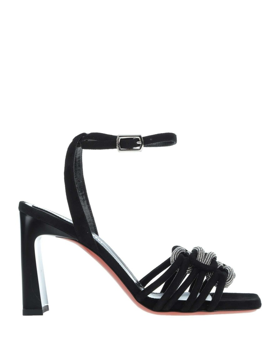 Footwear * | Baldinini Sandals For Women Black