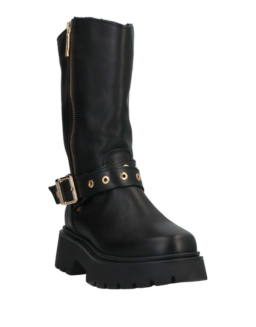 Footwear * | Baldinini Ankle Boot For Women Black